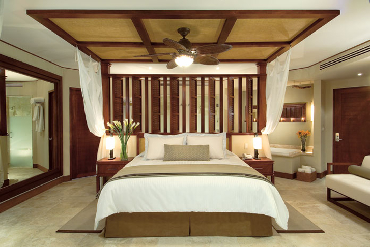 Dreams Riviera Cancun Octagon shaped rooms with stylish decor