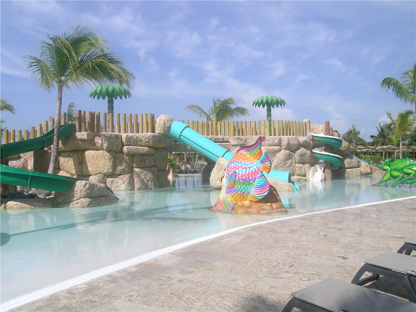 Water park for kids ages 4-12 years at the Barcelo Bavaro Palace Family Deluxe